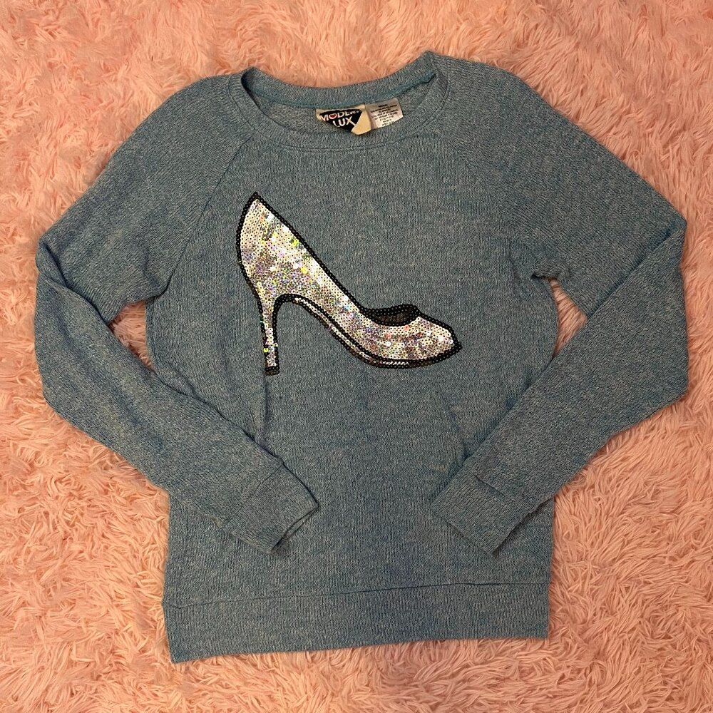 Disney's Cinderella Glass Slipper Sweater